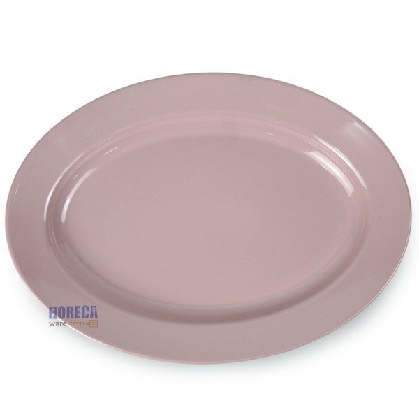 11.5-inch pink plate, Melamineware brand
