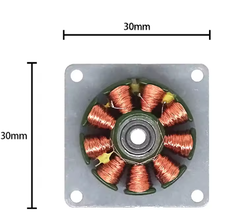 เครื่องกําเนิดไฟฟ้าขนาดเล็ก 3 เฟส Micro three-phase AC generator 3V-24V low power wind hand-cranked generator small silent motor