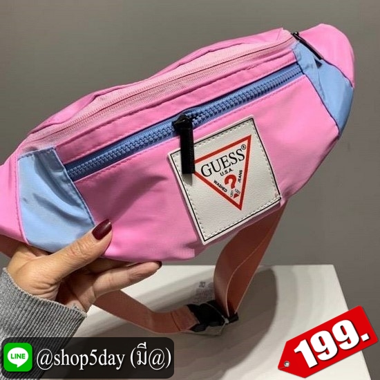 ♨️ กระเป๋าคาดอก-เอว GUESS งานป้าย ผ้าลื่น (2020)