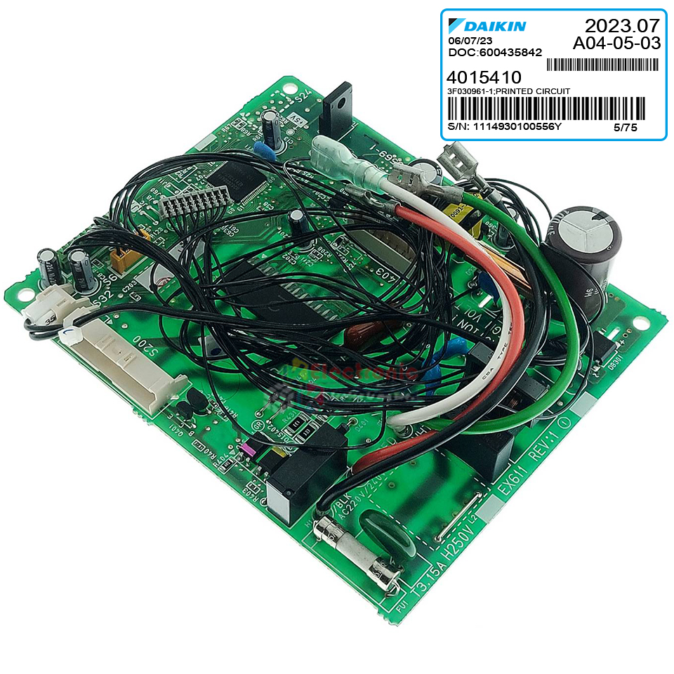 แผงบอร์ดแอร์คอยเย็นDAIKIN-ไดกิ้น รุ่น ATKC12RV2S/FTKC12PV2S -อะไหล่ใหม่แท้บริษัท #อะไหล่แอร์DAIKIN