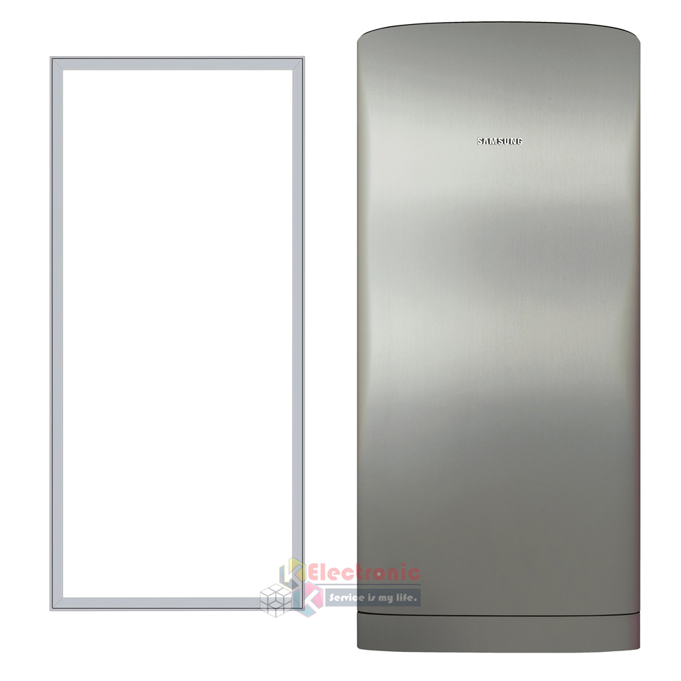 ขอบยางประตูตู้เย็น SAMSUNG-(ซัมซุง)สำหรับรุ่น-RA18/RT18/RA19/RT19-อะไหล่แท้ ใส่ง่าย ขนาด 51*103.5 เซนติเมตร-ขอบยางแบบศรกดตามร่อง