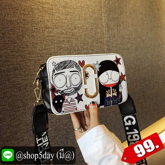 ♨️ กระเป๋าสะพาย แฟชั่น ลายการ์ตูน G