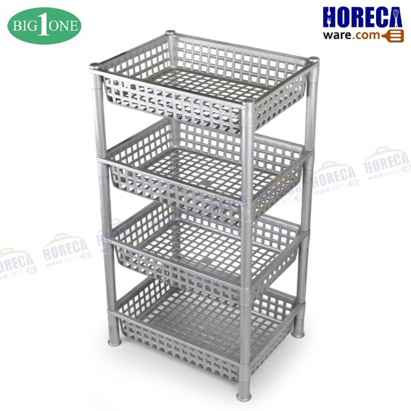 4-layer glass shelf, AB material, Big Plastic