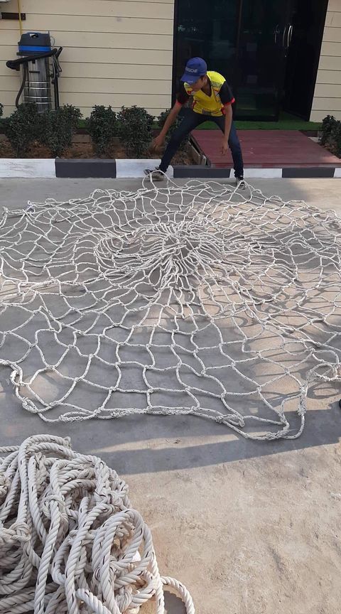 ตาข่ายฮาโลวีน แมงมุมตาข่ายตกแต่ง SpiderNets รับทำตามขนาด