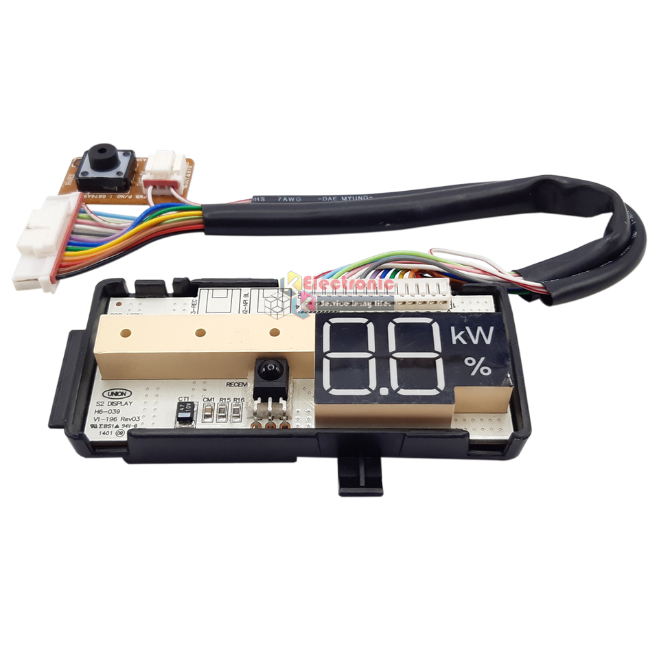 ชุดรับสัญญาณรีโมทแอร์ อะไหล่แอร์ LG (แอลจี) อะไหล่แท้ สำหรับรุ่น-D10CMV/D10LMV/D13CMV/D13LMV/E10MIV/E13MIV-พาร์ท_EBR77389501