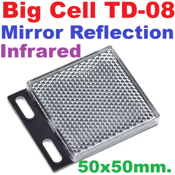 TD-08 Big Flower Big Honeycomb แผ่นสะท้อนแสงอินฟาเรด Photoelectric Sensor Switch Reflector Mirror Reflection Plate Feedback Board Infrared Sensor TD08