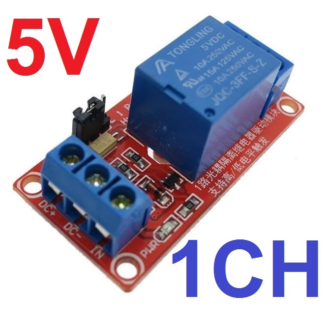Relay 5V 1 Channel Relay Module Board Shield for Arduino with Optocoupler Support High and Low Level Trigger