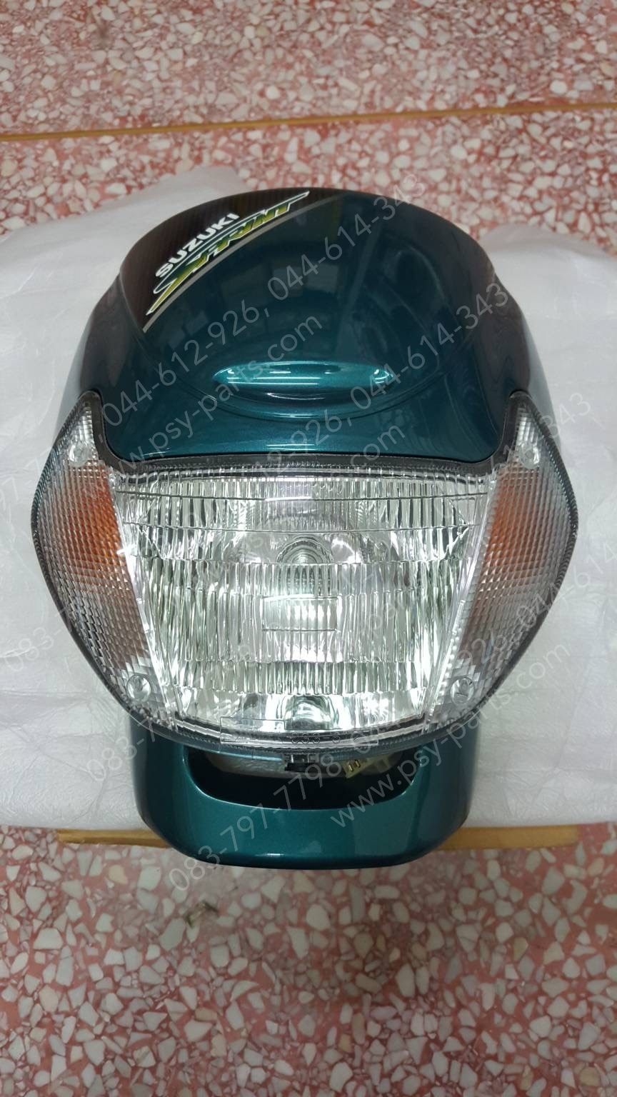 หน้ากากไฟหน้า SPRINTใหม่-RT 110 แท้ๆ สีเขียว (S47) 51810-21D30-834T, 51810-21D30T834