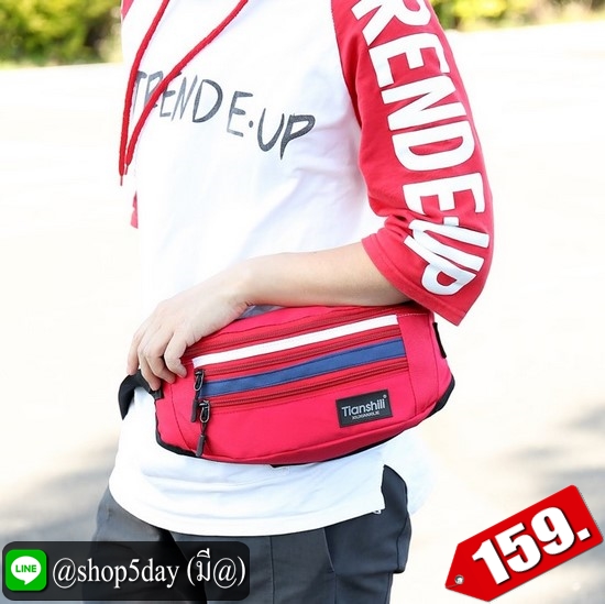 ✔️งานป้าย กระเป๋าคาดอก-เอว New Tianshill