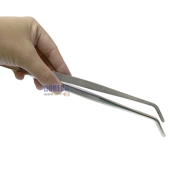 แหนบแต่งอาหารปากงอ 30 ซม. ฮานะ