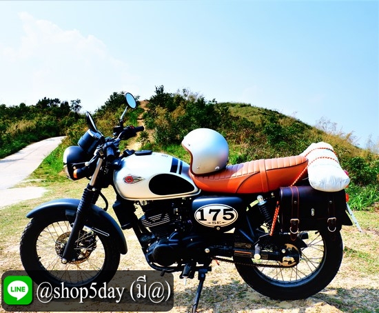 🔥 กระเป๋ารถมอเตอร์ไซค์ วินเทจ-คลาสสิค Kawasaki W175, W175SE