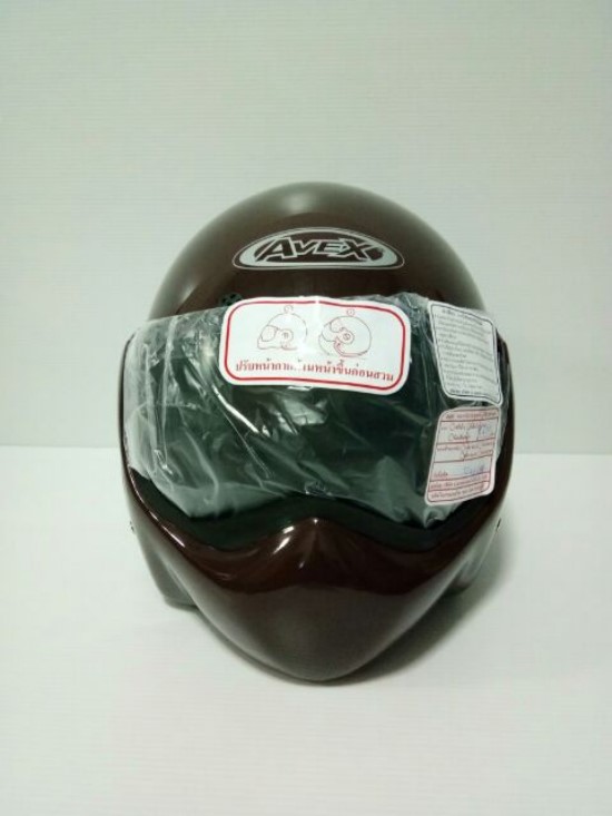 🔥หมวกกันน็อคTOPGUN สีน้ำตาลเงา