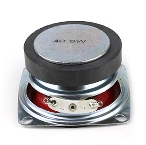 ลำโพง 4 Ohm 5W ขนาด 2 นิ้ว (52 mm.) speaker 5 watt สีแดง