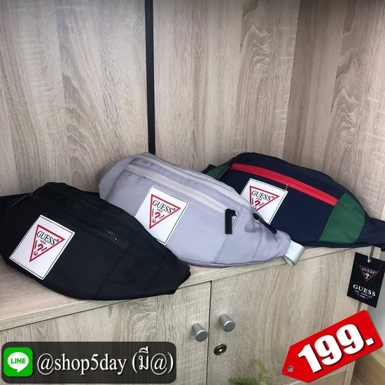 ♨️ กระเป๋าคาดอก-เอว GUESS งานป้าย ผ้าลื่น (2020)