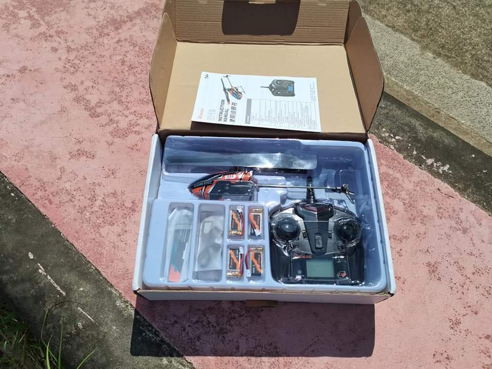 เฮลิคอปเตอร์บังคับวิทยุ C911 HELICOPTER FIREFOX 4CH 6GYRO ชุดพร้อมเล่น แบตเตอรี่ 4ก้อน