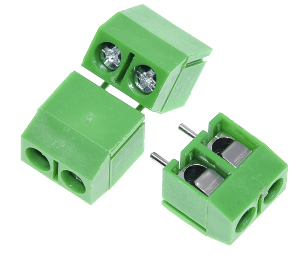 Terminal Block 2Pin Pitch 5.08mm KF301 Green color Screw Terminal Block Connector 2 Pin