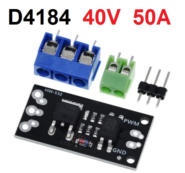 โมดูล D4184 MOSFET 40V 50A คุมแบบแยกอิสระ Isolated MOSFET Module Replacement Relay Board