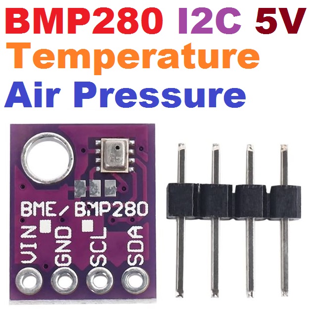 BMP280 I2C 5V Barometric Temperature Sensor Air Pressure Module For Arduino