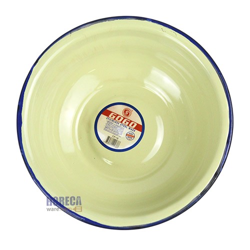 ชามเคลือบ 6นิ้ว สีเขียว (โหล) โกโก