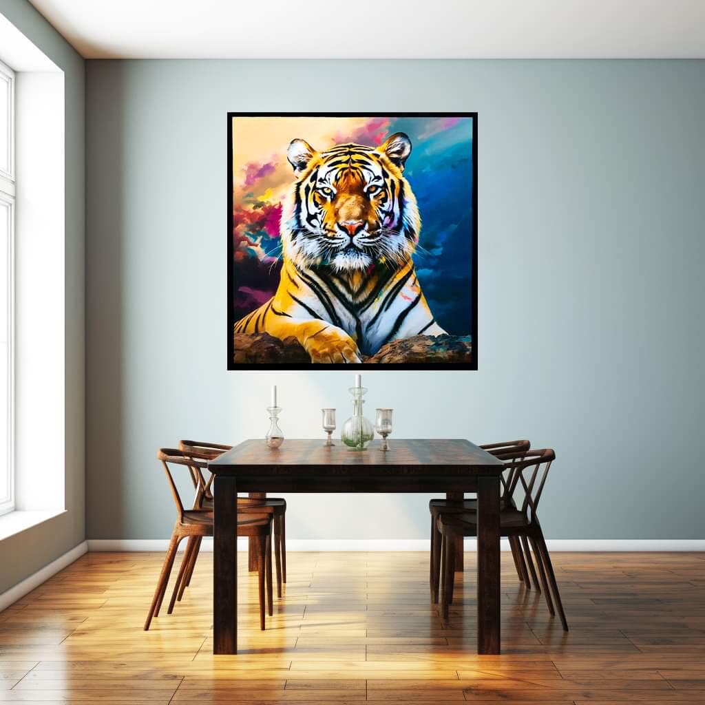 ศิลปะภาพพิมพ์เสือ Tiger_01