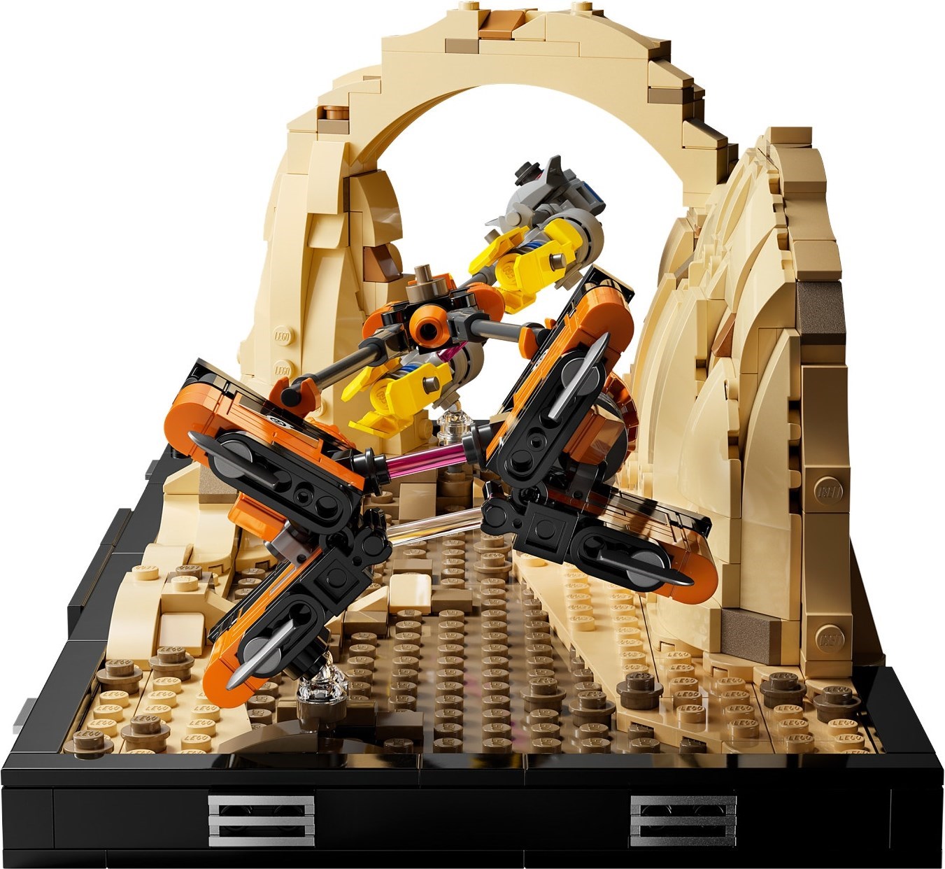 LEGO Star Wars เลโก้ 75380 Mos Espa Podrace Diorama