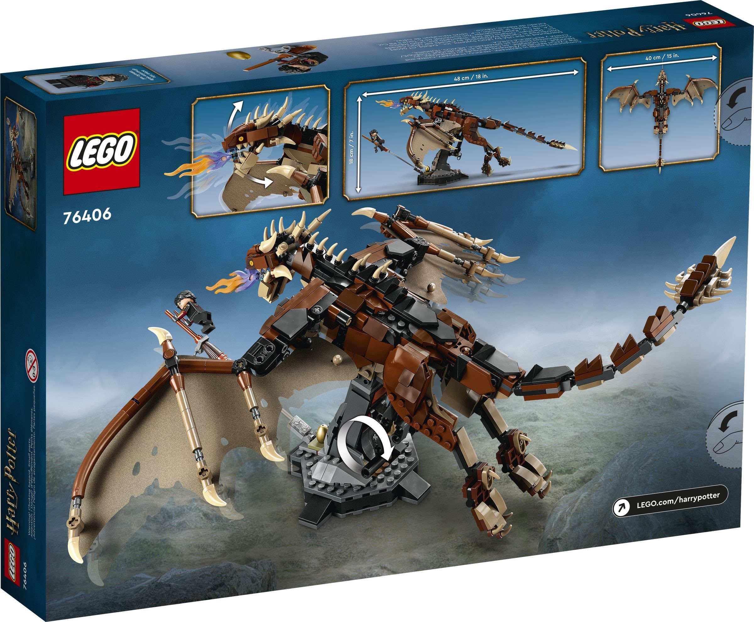 LEGO เลโก้ 76406 Hungarian Horntail Dragon