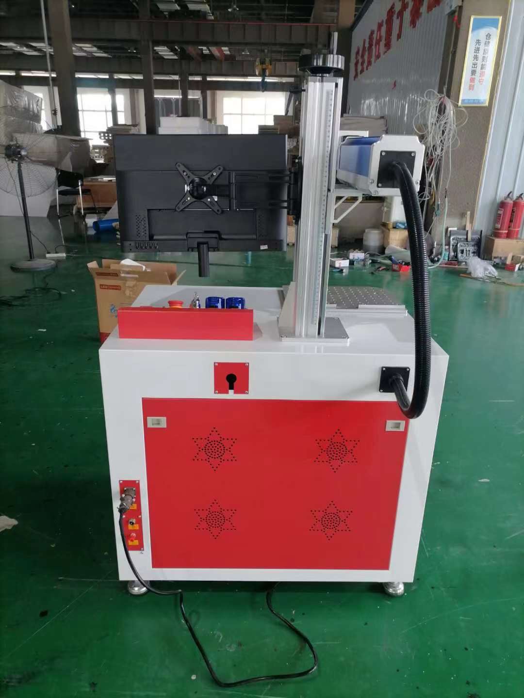 เครื่องยิงเลเซอร์ไฟเบอร์รุ่น YHFM-20/30/50W Laser Fiber Marking Machine YHFM-20/30/50W