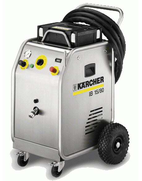 เครื่องฉีดล้างด้วยน้ำแข็งแห้ง Karcher IB-15/80