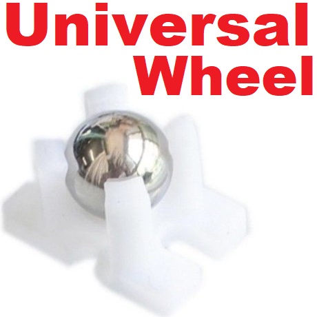 ล้อหมุนอิสระ ทุกทิศทาง Small steel ball universal wheel omni-directional wheel robot Smart Car ล้อรถ