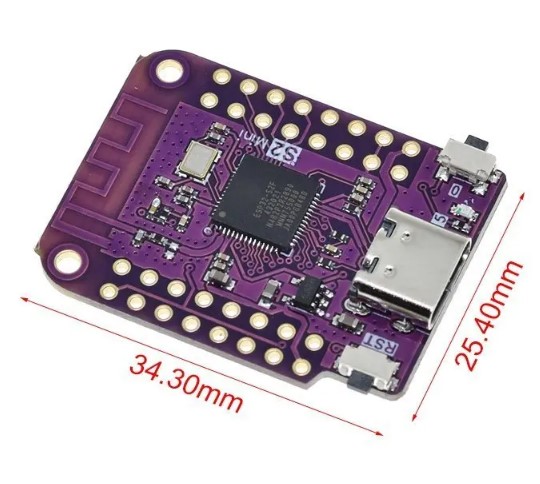 ESP32-S2 Mini V1.0 WIFI IOT Board based 4MB FLASH MicroPython For Arduino Compatible Development Board