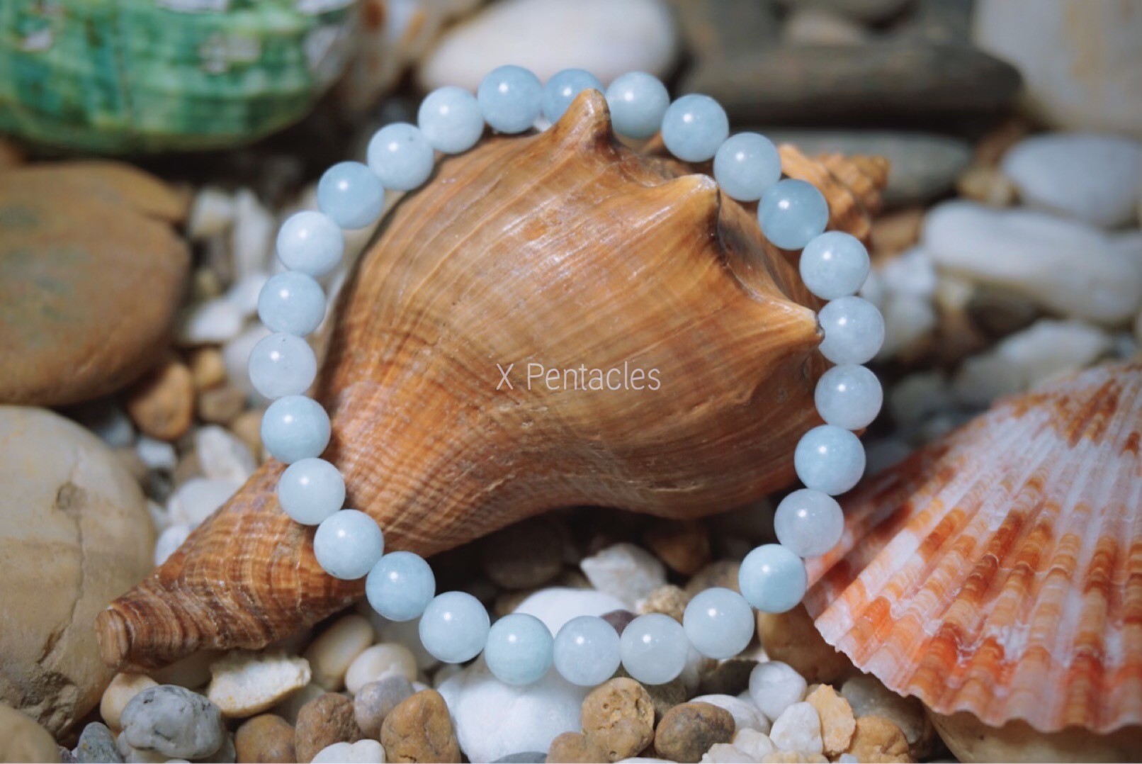 💙กำไลหิน-อความารีน💙(Aquamarine)