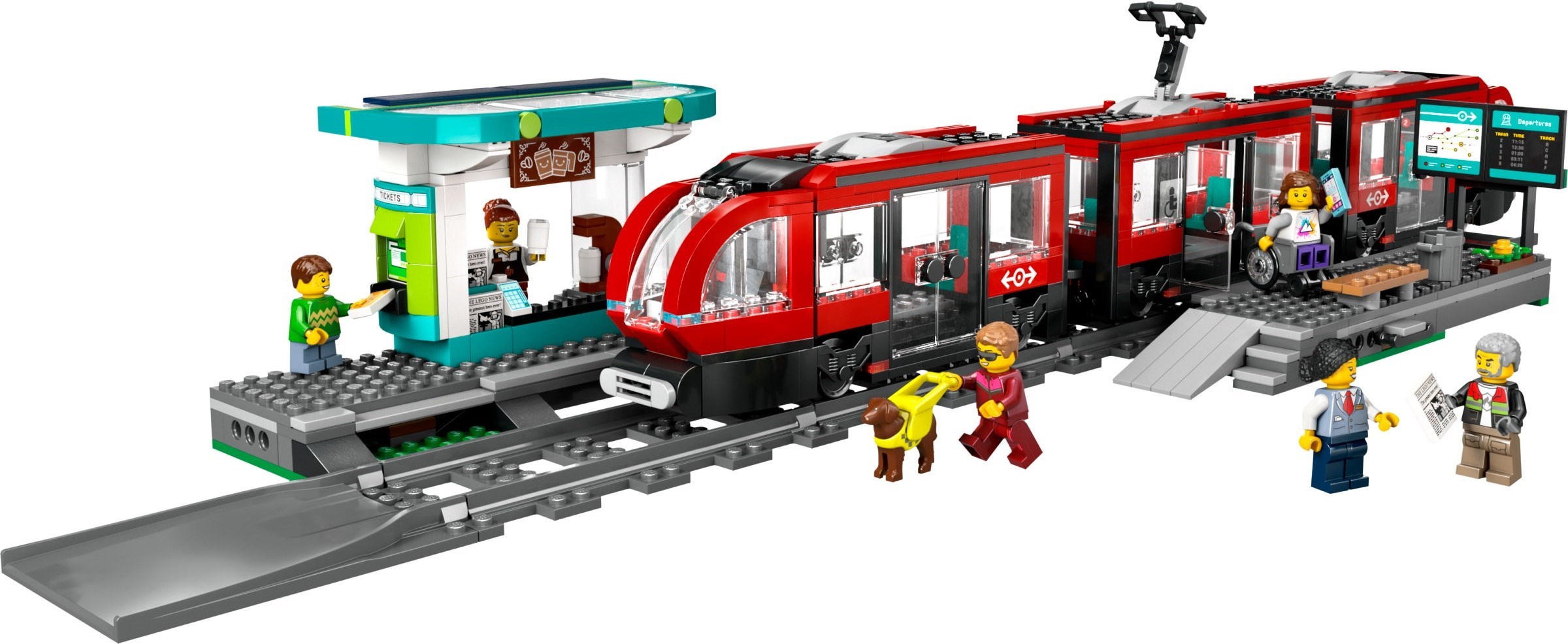 LEGO City เลโก้ 60423 Downtown Streetcar and Station