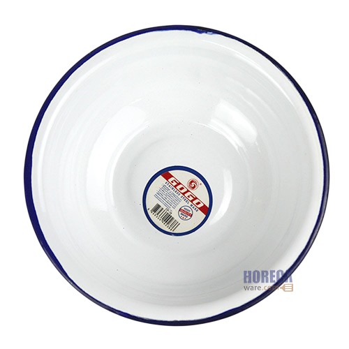 ชามเคลือบ 6นิ้ว สีขาว (โหล) โกโก