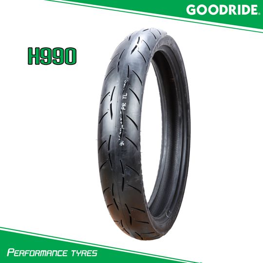 ยางนอก 100/80-17 GOODRIDE H990 TL (ยางเรเดียล)