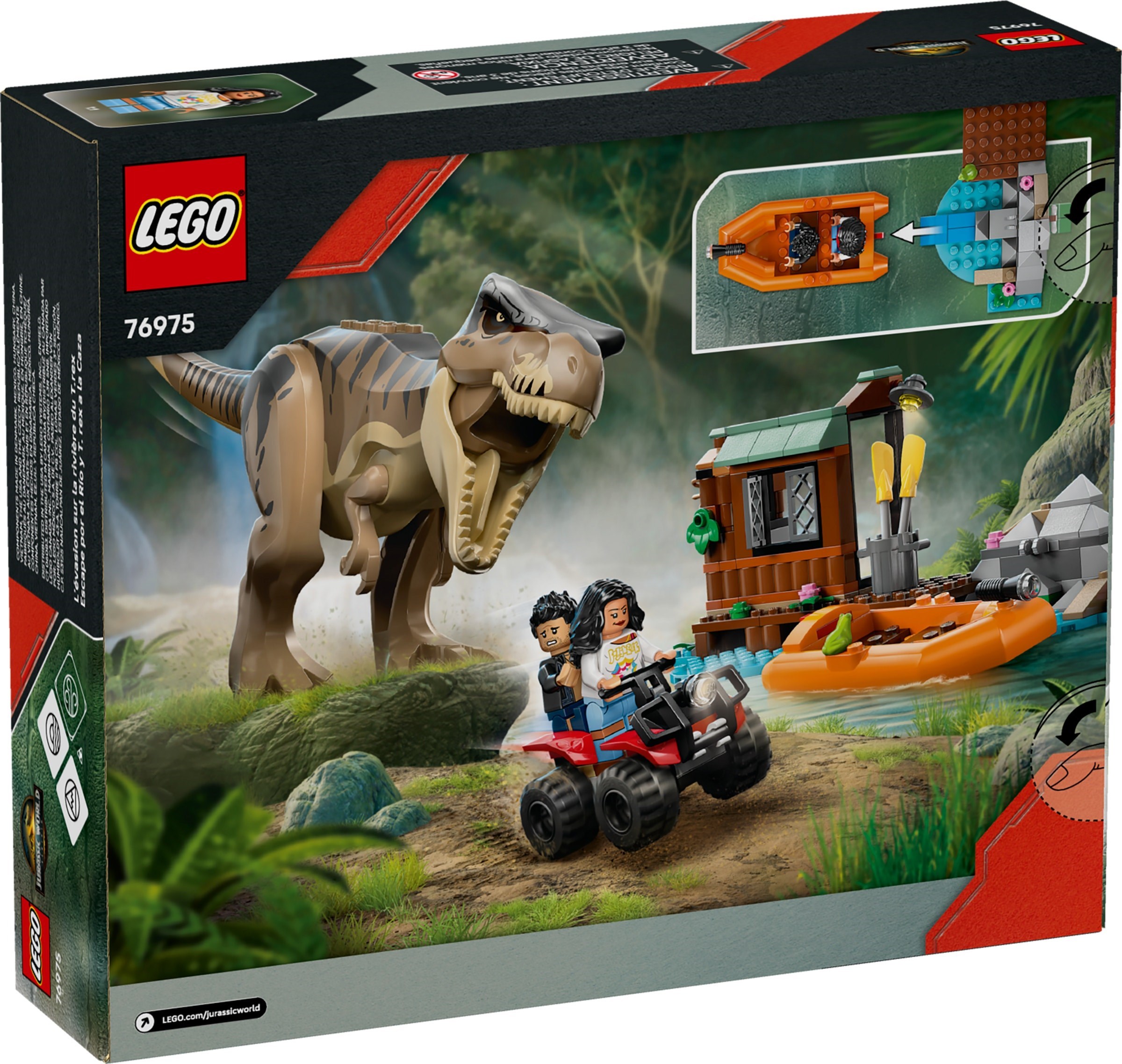 LEGO Jurassic World เลโก้ 76975 T. rex River Escape