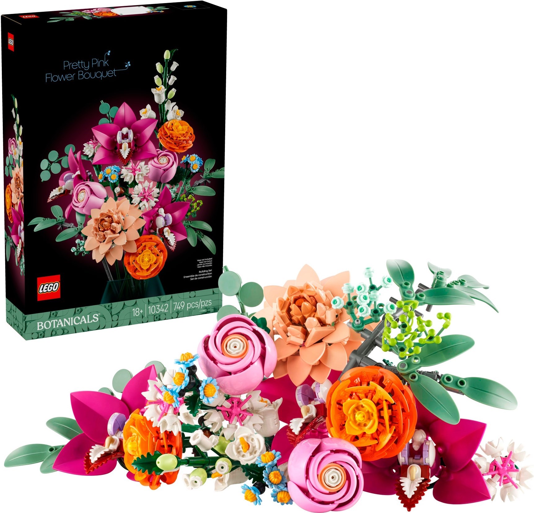 LEGO Botanical เลโก้ 10342 Pretty Pink Flower Bouquet