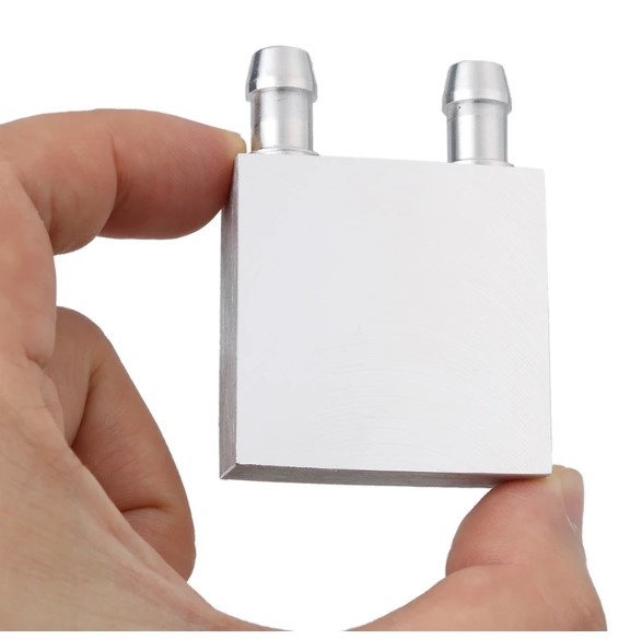 40*40*12mm Primary Aluminum Water Cooling Block For Liquid Water Cooler Heat Sink System For PC Laptop CPU Newest 40x40x12mm