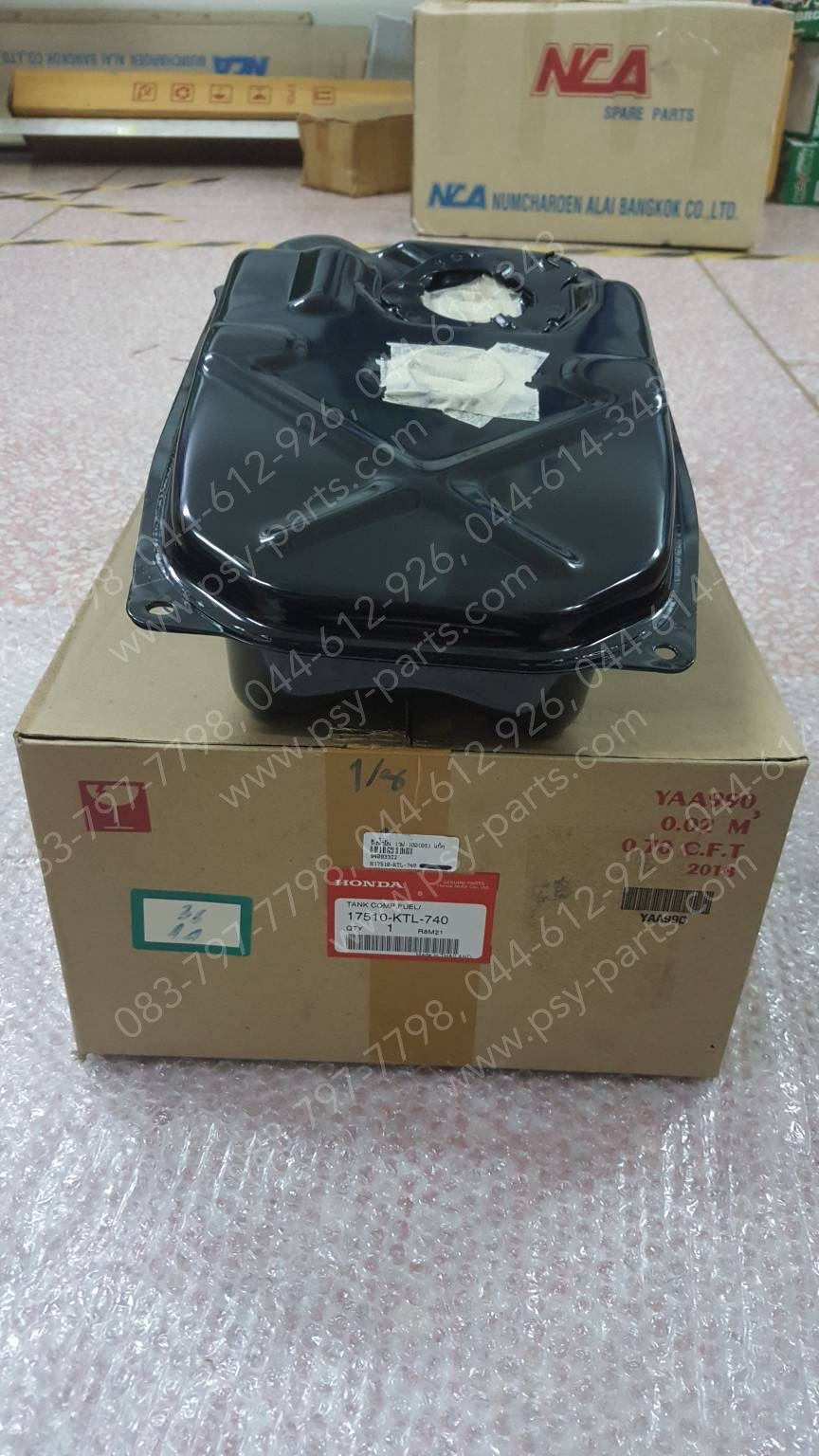 ถังน้ำมัน WAVE 100/05 แท้ๆ สีดำ 17510-KTL-740