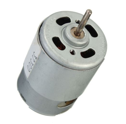 มอเตอร์ DC3-12V ขนาดแกนเพลา 2.3mm ยาว 12.7mm Large Torque JOHN-SON380 Motor Super Model with High Speed