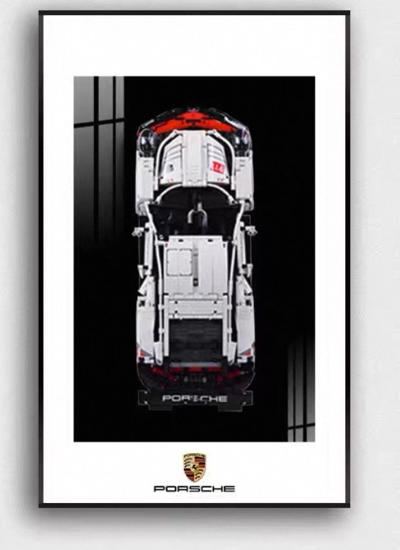 Display frame สำหรับ LEGO Technic 42096 เลโก้ Porsche 911 RSR