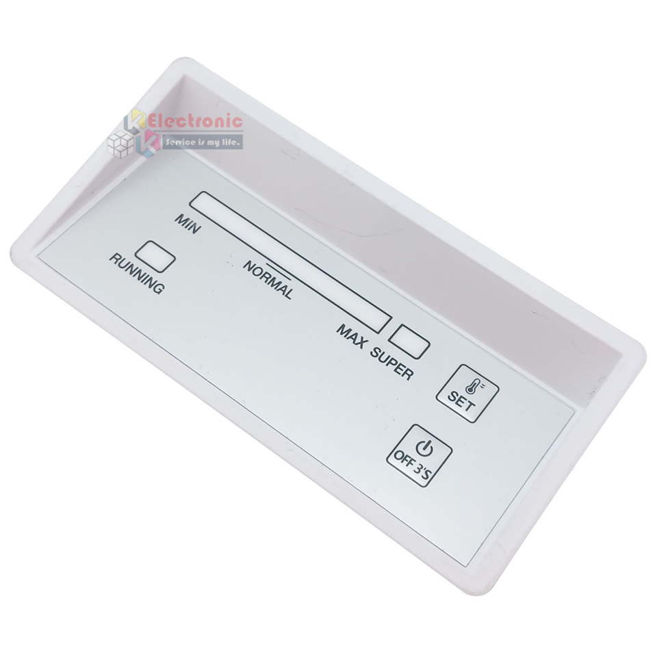 กรอบฝาปุ่มกดตั้งค่าตู้แช่ Sanden Intercool-(ซันเดนท์ อินเตอร์คูล)รุ่น*SNH-0105/SNH-0155/SNH-0205/SNH-0265/SNH-0355/SNH-0455-อะไหล่แท้