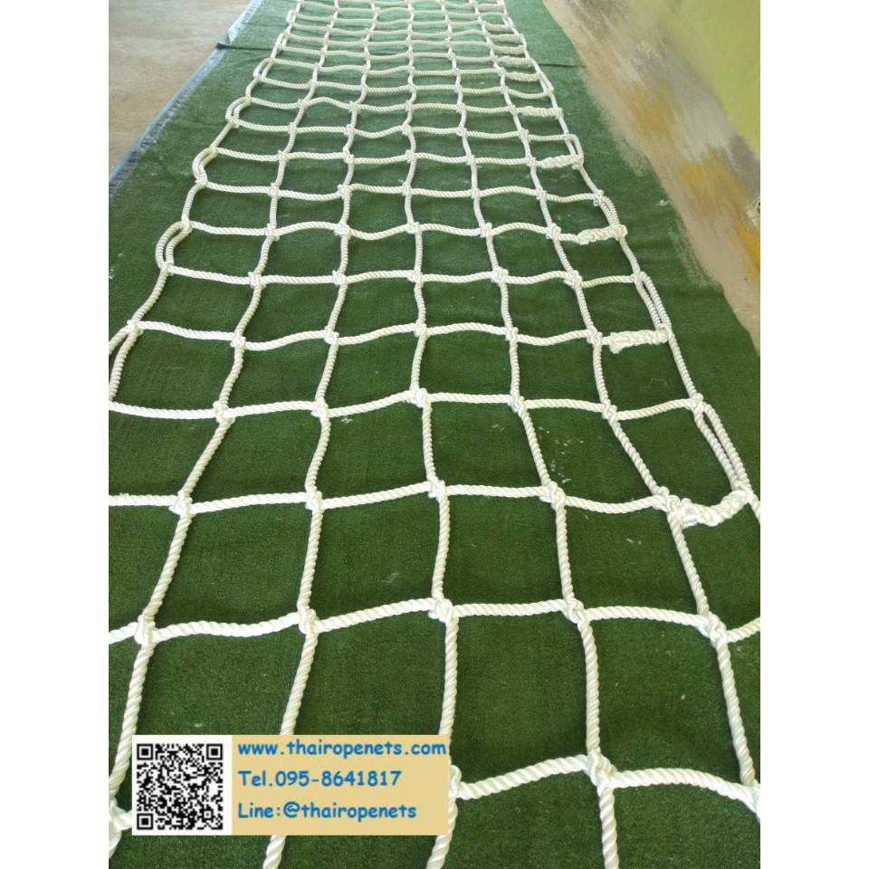 ตาข่ายฟิตเนส ตาข่ายยิม ตาข่ายออกกำลังกาย Climbing net for Gym , Climbing net for Fitness