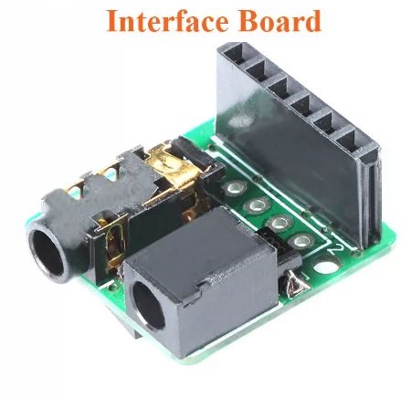 โมดูลเสริม สำหรับโมดูลรับส่งสัญญาณเสียงไร้สาย 2.4G NRF24L01 wireless digital high-fidelity audio receiving and transmitting module