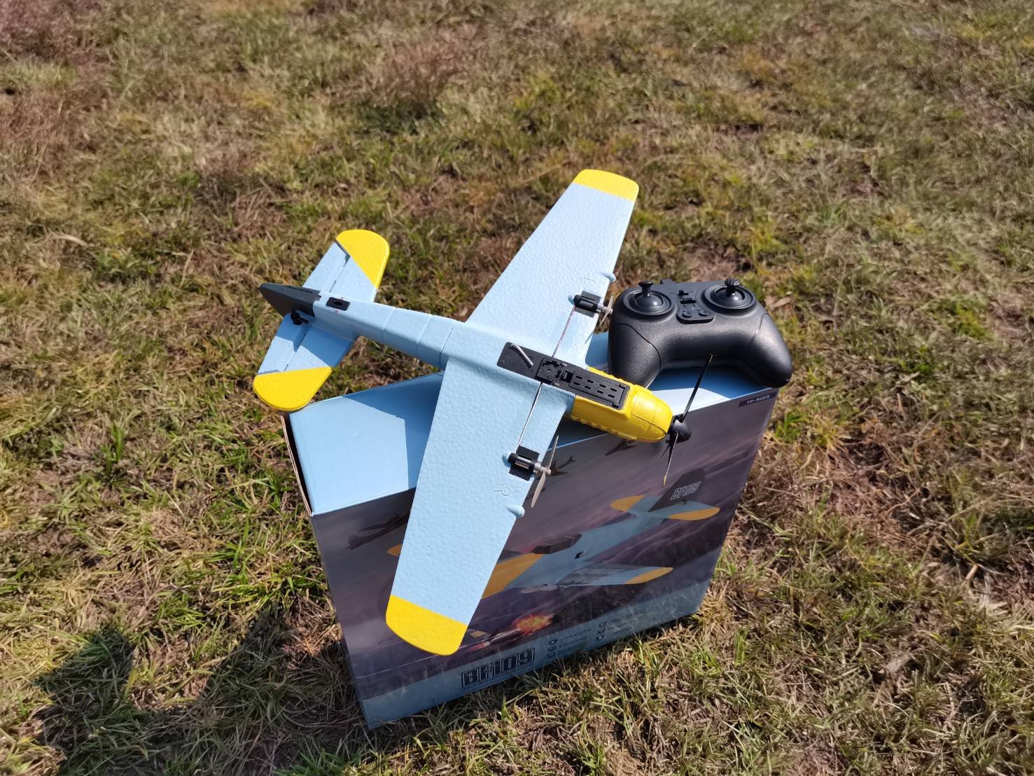 เครื่องบินบังคับวิทยุ BF109 N61 2.4GHZ 3CH RC ชุดพร้อมบิน