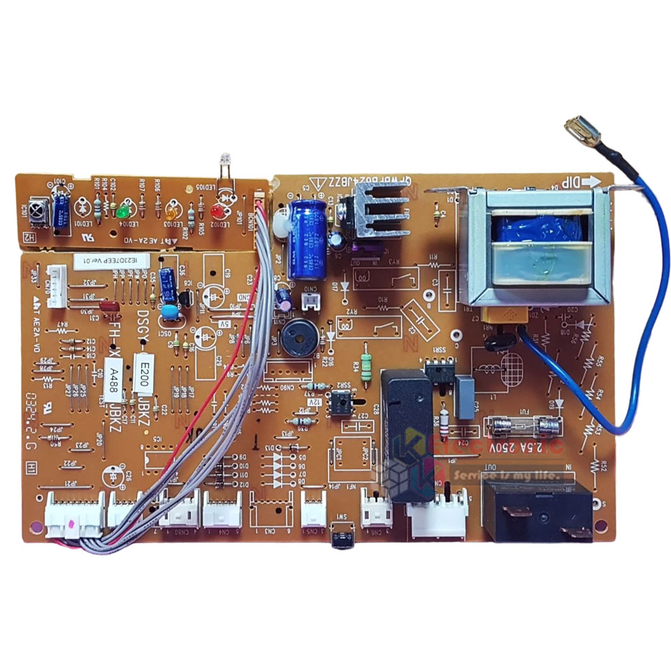 แผงบอร์ดควบคุมแอร์คอยเย็นSHARP-ชาร์ป รุ่น AH-PS13-อะไหล่ใหม่แท้บริษัท