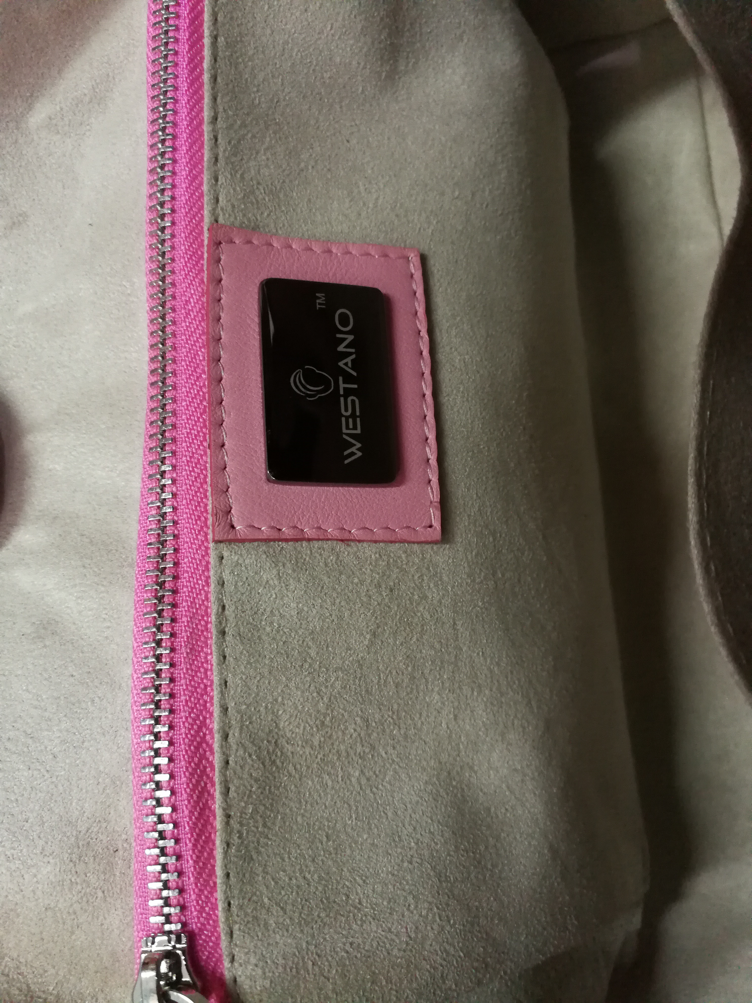 กระเป๋าถือหนังจระเข้แท้ สีชมพู รหัส CRW1217W-10-PI1