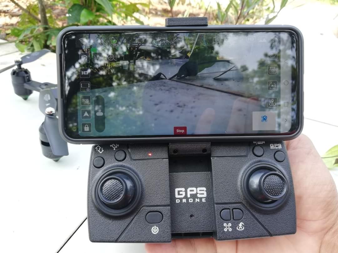 โดรนบังคับวิทยุ DM 107 GPS-5G FLOWS WIFTKEY พร้อมระบบส่งภาพ FPV WIFI ความชมชัด 4K วิทยุควบคุม 2.4 GHZ.ชุดพร้อมบิน