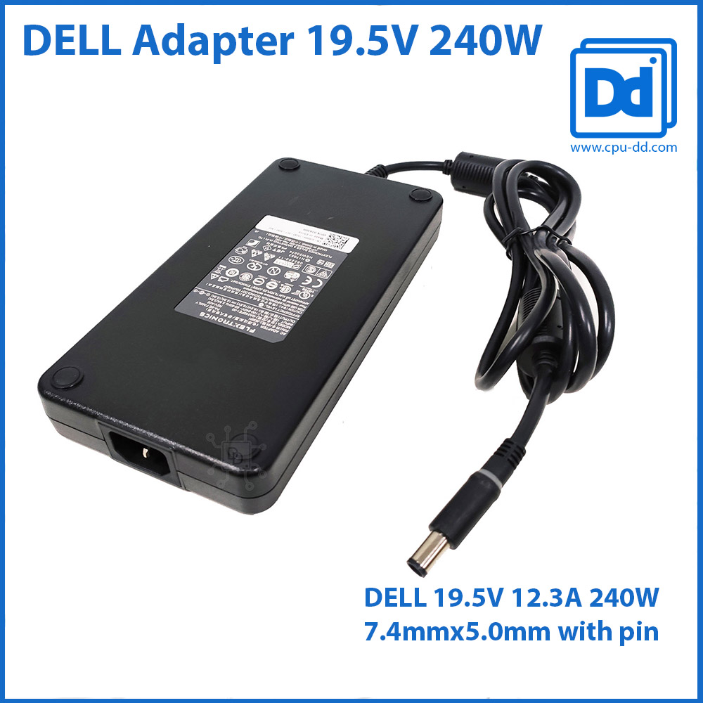 DELL Power Adapter Charger 19.5V 12.3A 240W PA-9E , J211H For Dell notebook laptop