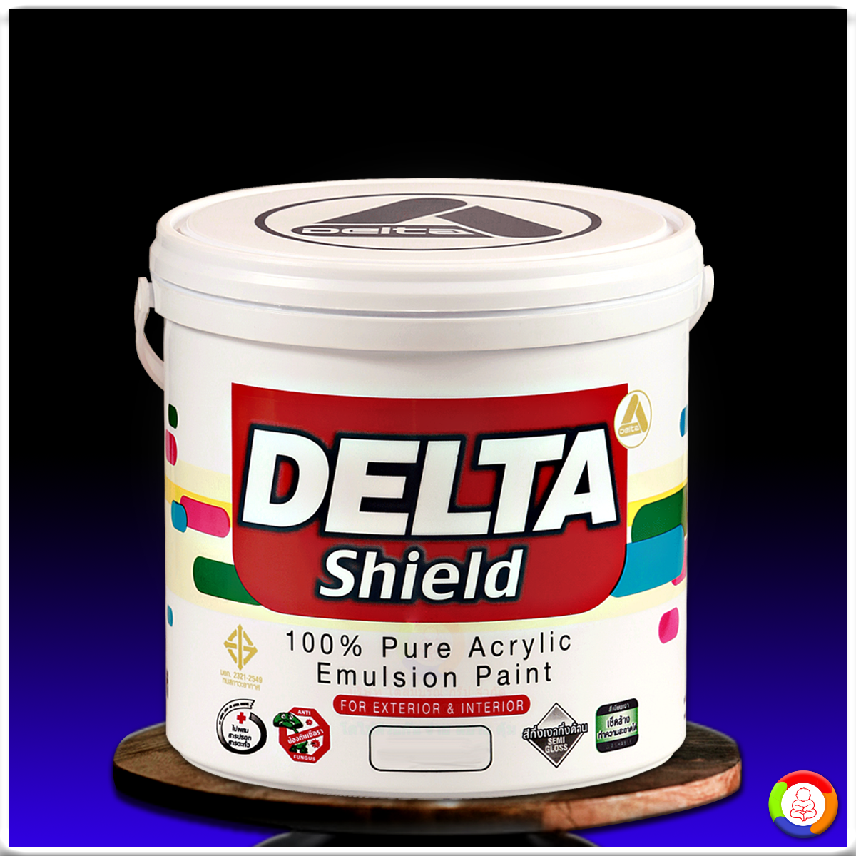 สีน้ำอะครีลิค กึ่งเงา เดลต้า ชิลด์ DELTA SHIELD