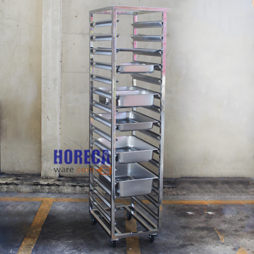 รถเข็น GN trolley 15 ชั้น ตราแมสเตอร์แวร์